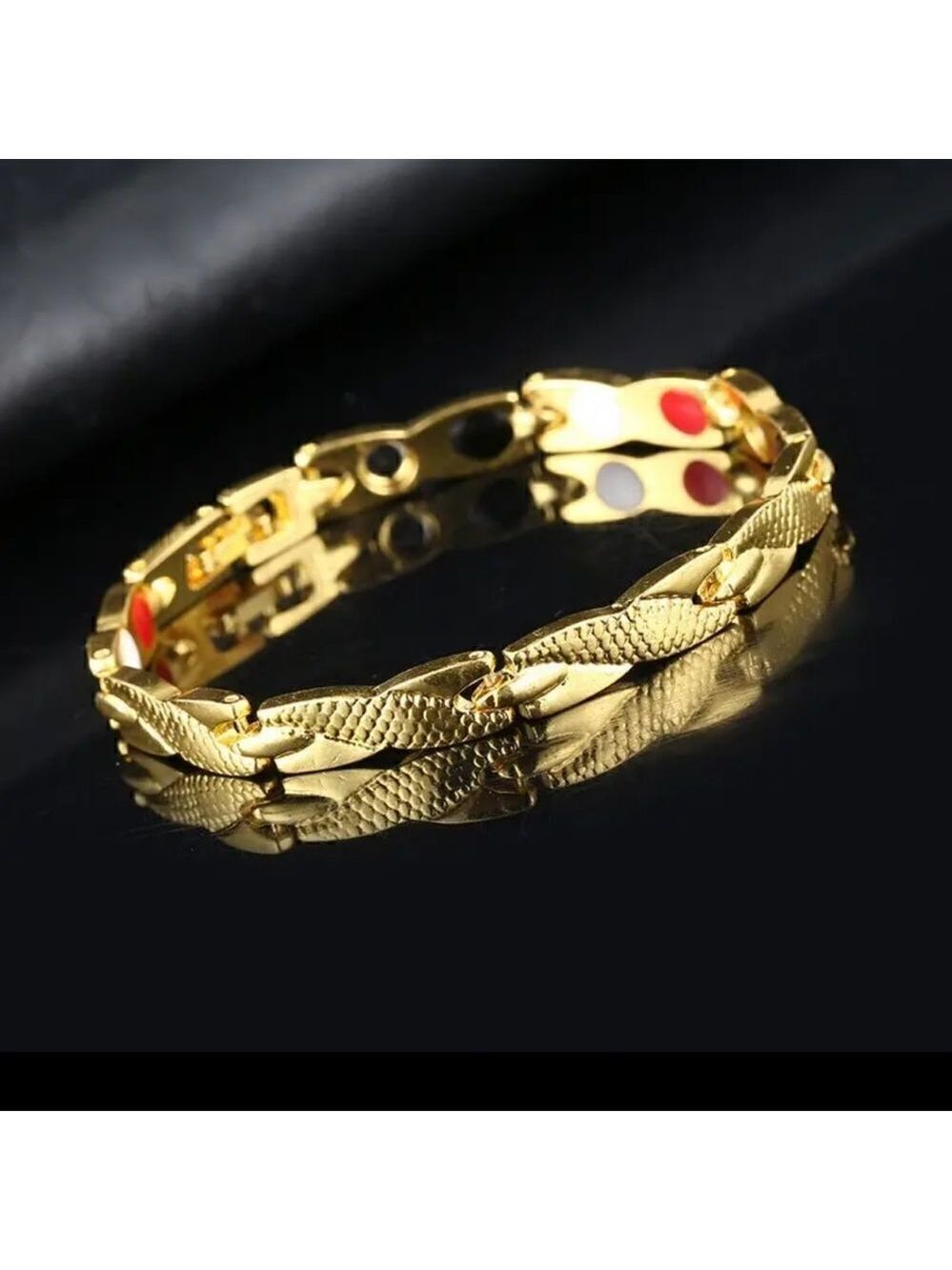 Casual Retro Fashion Dragon Pattern Magnetic Bracelet